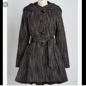 Steve Madden ModCloth Once Upon a Thyme Coat M